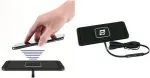 IWH belaidžio įkrovimo pagalvėlė su greituoju įkrovimu, 1x USB-C, kompakti&scaron;ka, Qi įrenginiams, 1 vnt. (019067)