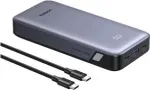 UGREEN 20000 mAh ne&scaron;iojamas įkroviklis (power bank) 67W dvipusis greitasis įkrovimas, pilkas, universalus (55996)