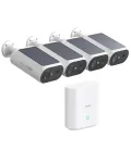 AOSU Smart Security SolarCam P1 SE sistema su 4 kamerų rinkiniu