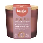BOLSIUS True Joy kvapioji žvakė stiklinėje su kam&scaron;tiniu dangteliu, Floral Blessings, &Oslash;66x83mm