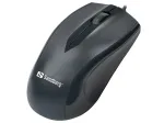 Sandberg USB pelė, de&scaron;iniarankė, optinė, USB Type-A, 1200 DPI, juoda