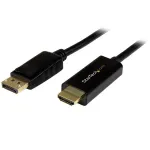 StarTech.com DP2HDMM3MB DisplayPort&ndash;HDMI kabelis, 3 m (10 pėdų), 4K 30 Hz, pasyvus, ki&scaron;tukas&ndash;ki&scaron;tukas