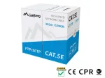 Tinklo kabelis Lanberg LCS5-11CU-0305-S RJ45 Cat5e 305 m Pilka