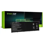Green Cell AC52 baterija, skirta Acer Aspire E11 ES1-111M ES1-131 E15 ES1-512 Chromebook CB3-111 CB5-311, 11,4 V 2200 mAh Li-Ion, 3 elementai, juoda