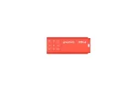 USB atmintukas GOODRAM UME3 128 GB USB Type-A 3.2 Gen 1, oranžinis, be dangtelio, 60/20 MB/s