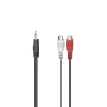Hama 00205185 garso kabelis 0,1 m 2 &times; RCA 3,5 mm juodas