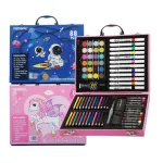 Pie&scaron;imo ir tapybos rinkinys Extralink Blue Astronaut &ndash; 88 dalys (dažai, teptukai, aksesuarai)