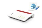 FRITZ!Box 4050 belaidis mar&scaron;rutizatorius Gigabit Ethernet dviejų juostų (2,4 GHz / 5 GHz) juoda, balta