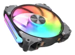 COUGAR Apolar 120 ARGB Reverse Blade ventiliatorius kompiuterio korpusui CF-ARB12HB-RGB, 120 x 120 x 28 mm, 37,1 dB, juodas