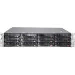 Serverio korpusas Supermicro SuperChassis 826BE1C-R920LPB 1U stovo juodas
