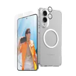 Apsauginių stiklų rinkinys PanzerGlass CARE Flagship Samsung S25 Edge &mdash; 3 vienetai