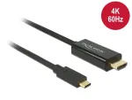 Vaizdo kabelio adapteris DeLOCK 85292 USB Type-C į HDMI 3 m Juodas