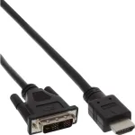 InLine HDMI-DVI laidas HDMI ki&scaron;tukas / DVI ki&scaron;tukas 18+1 juodas 3 m