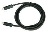 QNAP CAB-TBT315M-40G Thunderbolt kabelis 1,5 m 40 Gbit/s juodas