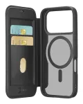 Cellularline Daily Mag dėklas iPhone 17 Pro knygelės tipo su permatoma kieta nugarėle, suderinamas su MagSafe&reg; ekosistema