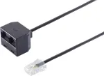 Telefono adapteris ShiverPeaks 71231 &mdash; 6/4 jungtis į 2 i&scaron;ėjimus