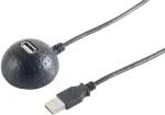 USB kabelis S/CONN 13-50017 1,5 m USB 2.0 juodas
