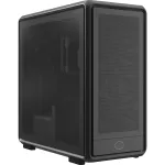 PC korpusas Midi Tower Cooler Master MasterFrame 600 Mesh &mdash; juodas, ATX/EATX, 2x200 mm priekiniai ventiliatoriai, priekinės/&scaron;oninės ventiliatorių laikikliai, 2x3.5 colio + 3x2.5 colio diskų vietos