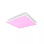 Philips Surimu Square Panel LED lubinis &scaron;viestuvas su Bluetooth, baltas, aliuminis korpusas, 220&ndash;240V