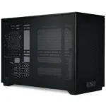 Mini ITX/ATX kompiuterio korpusas ssupd Meshroom D (CS-MRD-BK-1) &ndash; kompakti&scaron;kas juodas korpusas su tinklinėmis plok&scaron;tėmis