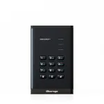 iStorage diskAshur&sup3; 5 TB Juoda | Saugus ne&scaron;iojamas kietasis diskas | FIPS 140-3 Level 3 atitikmuo | Common Criteria EAL 5+ | PIN apsauga | AES-XTS 256 bitų aparatinė &scaron;ifravimas | GDPR, TAA atitikmuo | Atsparus dulkėms ir vandeniui