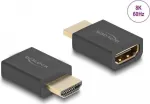 DeLOCK High Speed HDMI adapteris vyri&scaron;kas į moteri&scaron;ką 8K 60 Hz juodas