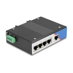 Ethernet Switch DELOCK 80162 &ndash; 5 prievadų Gigabit RJ45 montavimui ant DIN bėgelio