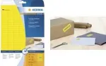 Lipnūs etikečių lapai HERMA Spalvotos etiketės A4 70x37 mm žalia popierius matinis 480 vnt.