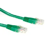 ACT Green 1,5 m U/UTP CAT6 jungiamasis laidas su RJ45 ki&scaron;tukais