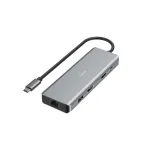 Hama CONNECT2Media USB Type-C 9 prievadų USB-C stotelė, 5000 Mbit/s, antracitas