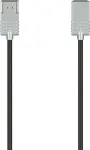 Hama Ultra-Slim HDMI laidas 1 m HDMI A tipas (Standartinis) Juodas, Sidabrinis