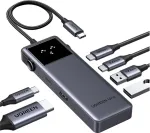 Ugreen Uno 6-in-1 USB-C centrinis įrenginys su HDMI, 2x USB-C 3.2 Gen 2, 2x USB-A 3.2 Gen 2 ir USB-C maitinimo prievadu (35998)