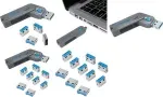 LogiLink AU0044 USB prievado blokavimo raktas