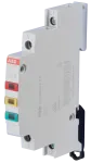 ABB E219-3CDE 3 sekcijų LED signalinė lemputė, raudona/geltona/žalia, 230-415 V AC