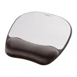 Fellowes pelės kilimėlis su rie&scaron;o atrama &ndash; Memory Foam, ergonomi&scaron;kas, sidabrinis