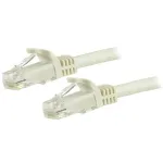 StarTech.com 1.5 m CAT6 Ethernet kabelis - Baltas CAT 6 Gigabit Ethernet laidas - 250 MHz 100 W PoE RJ45 UTP tinklo/jungiamasis laidas su apsauga nuo užsikabinimo ir įtempimo mažinimu, individualiai i&scaron;bandytas