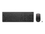 Lenovo Essential Combo Gen2 Nordic 4X31R64497 belaidė klaviatūra su pele, RF, juoda