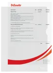 Esselte aplankas 120my A4, permatomas, PVC