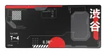 Žaidimų pelės kilimėlis TRUST GXT 759 XXL &mdash; 900&times;400 mm, PET, juodas/raudonas