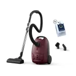 AEG AB51C1DR5B &ndash; Statybinis sausas siurblys, 3 L dulkių mai&scaron;as, 750 W, Higienos filtras, raudonas