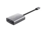 Trust 24136 kortelių skaitytuvas USB 3.2 Gen 1 (3.1 Gen 1) Type-C, aliuminis