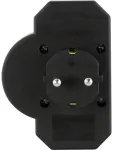 REV 3-jungtis su apsauga nuo vir&scaron;įtampių, modelis 0020070512, juoda