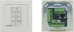 Kramer Electronics RC-208 Wired Control Panel with 8 Programmable Buttons, RS-232/RS-485/Ethernet, White
