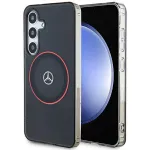 Mercedes-Benz S24 Hardcase Double Layer with Red MagSafe, Samsung Galaxy S24, Black | Kur.lt