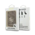 Guess 4G Stand & Mirror MagSafe piniginė su veidrodėliu, ruda
