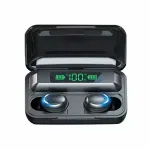 WoW 5C Sport & Leisure Super-Fit TWS stereo ausinukai su HD mikrofonu, LED įkrovimu ir USB