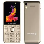 Evelatus Tron GLD dviejų SIM kortelių telefono funkcijų telefonas auksinis