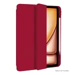Eiger Folio Case Red Magnetic Stand Reinforced with Stylus Holder for Apple iPad Air 13 (2024-2025)/Pro 12.9 (2018-2023) - EIGER&reg;