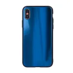 iLike Apple iPhone XR Aurora Glass Case Dark Blue