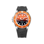BOBROFF MAN BF0004ibnBFS analoginis laikrodis 42 mm nerūdijančio plieno korpusas, juodas dialas, odinė apyrankė